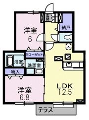 グレイス ドゥーの間取り画像
