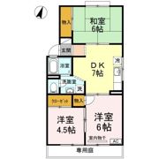 すみれハイツ C棟の間取り画像