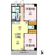 ハイライズ遠藤の間取り画像