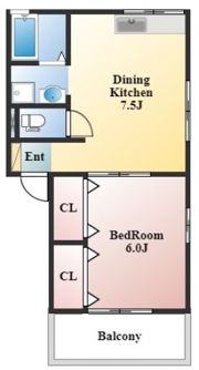 すずらんⅡの間取り画像