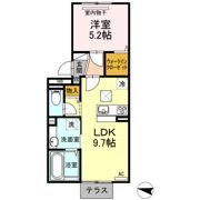 ベイ ブランシェ西阿知の間取り画像
