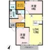 ブィラ ハッピネス B棟の間取り画像