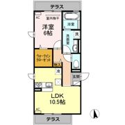 フローレンA･B棟 A棟の間取り画像