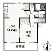 タウンハイツ山崎 Bの間取り画像