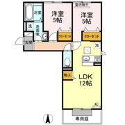 フルス吉備津の間取り画像