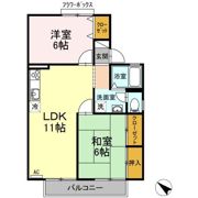 セジュール芝 B棟の間取り画像