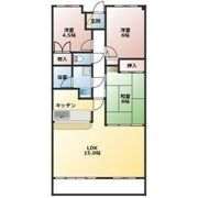 第2三恵マンションの間取り画像