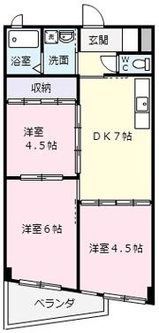 ベルメゾンの間取り画像