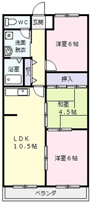 ファミールの間取り画像