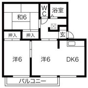 ルモン飛鳥の間取り画像