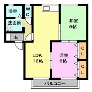 セジュール今村IIの間取り画像