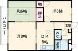 ビブレサカンダの間取り画像
