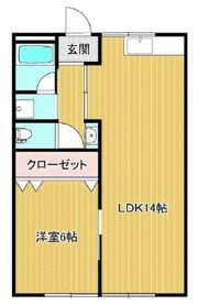 コーポ益三の間取り画像