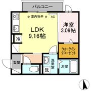 Riqueza黒野Ⅱ（ﾘｸｲｰｻﾞｸﾛﾉ ﾂｰ）の間取り画像