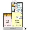 Flora M（ﾌﾛｰﾗｴﾑ）の間取り画像