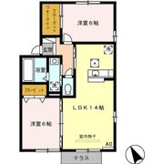 ロイヤルタウンおがせ C棟の間取り画像