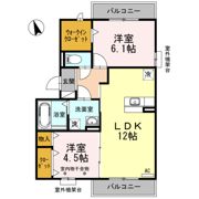 D-room AZUSAの間取り画像