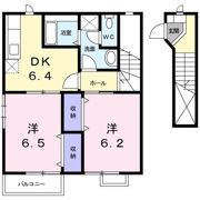 ドミール ブラウンの間取り画像