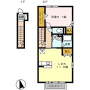 アージュⅠ B棟の間取り画像
