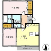 エルドラード清水の間取り画像