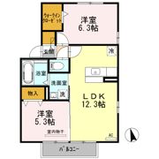 ディライト B棟の間取り画像
