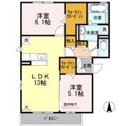 エスポワール Aの間取り画像