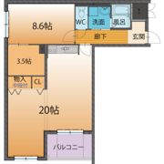 ベーシックマンションIIの間取り画像