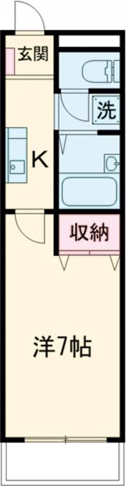 フラワーコートの間取り画像