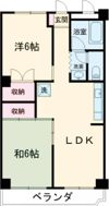 ロイヤルマンション多治見の間取り画像