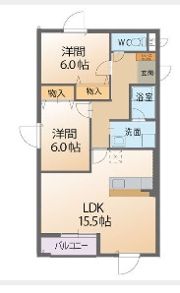 パレスフォルムの間取り画像