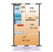 ハートフルタウン弐番館の間取り画像