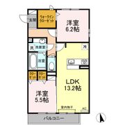 D-room PLUS（ﾃﾞｨｰﾙｰﾑ ﾌﾟﾗｽ）の間取り画像