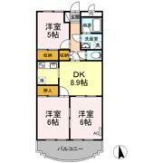 プルメリア・イズシの間取り画像