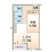 ハートフルマンションルージュの間取り画像