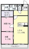 グレイスレジデンスの間取り画像