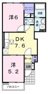 ラ・メール アンジュBの間取り画像