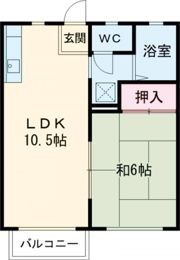 ビブロスヒルA・Bの間取り画像