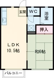 ビブロスヒルC・Dの間取り画像