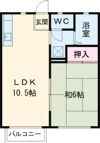 ビブロスヒルC・Dの間取り画像