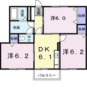 ソレイユ・シャルマンA棟の間取り画像