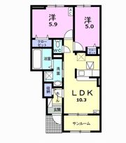 アルペジオ Aの間取り画像