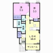 アルペジオ Aの間取り画像