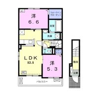 コンフォート長松Ⅲの間取り画像