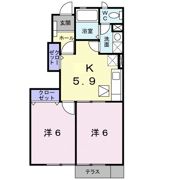 ジョイフルハイムの間取り画像