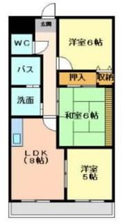 安八 ハイツの間取り画像