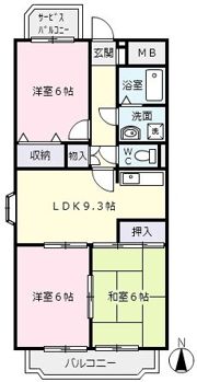 ア・ドリームふじの間取り画像