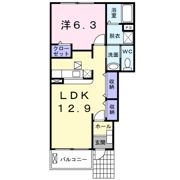 アロッジオBの間取り画像