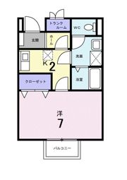 エンジェルハイツの間取り画像