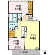 フォーラムワーゴⅢ・Ⅴ Ⅴの間取り画像