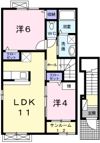 フェリア香寺の間取り画像
